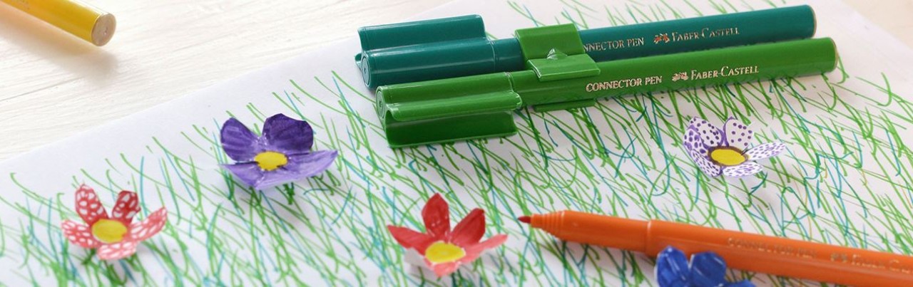Vừa học - Vừa chơi với bút lông màu Connector