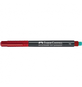Bút Lông Dầu Đầu Nhỏ Multimark Permanent, F, 0.6mm, Red