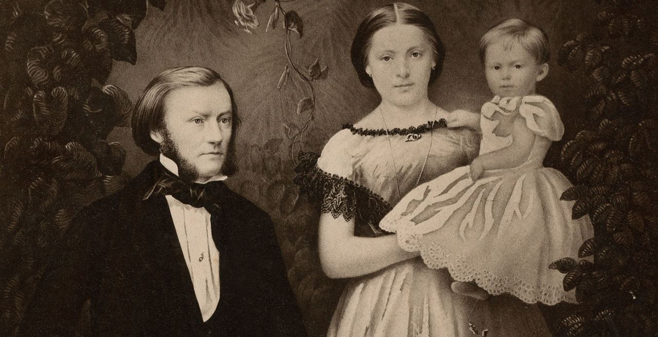 Eberhard Faber (1822-1879), vợ Jenny và con gái Bertha