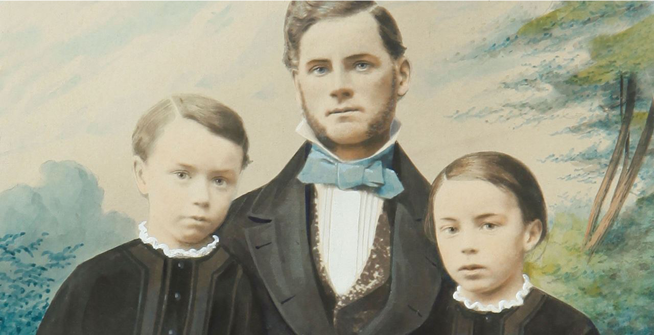 Johann Faber (1819-1901) cùng các con trai Carl và Ernst