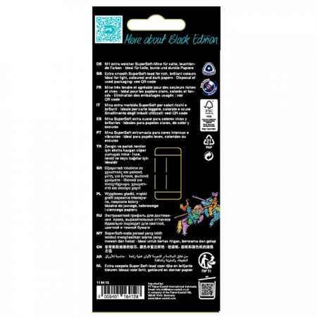 Chì Màu Khô Black Edition - 12 Màu