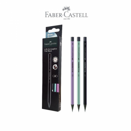 Bút Chì Đen Tam Giác Tri-Graphite - Black Edition, 2B