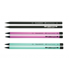 Bút Chì Đen Tam Giác Tri-Graphite - Black Edition, 2B