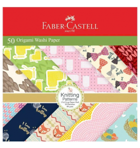Giấy Nghệ Thuật Origami Washi "Knitting Patterns"