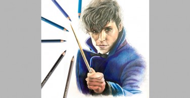 Newt Scamander với Chì Màu Polychromos
