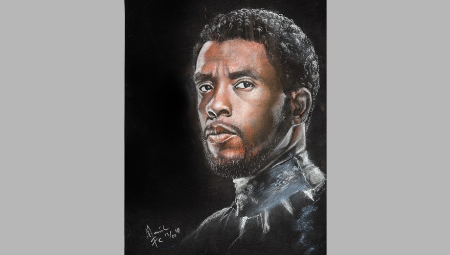 Black Panther với Chì Màu Polychromos