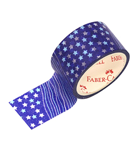 Cuộn Băng Keo Trang Trí Hoạ Tiết Dark Blue Sky