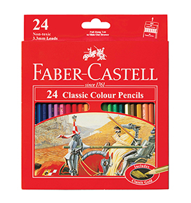 Chì Màu Khô Classic Knight, 24 Màu