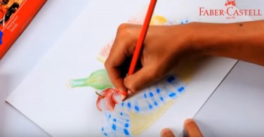 Tô màu kỹ thuật đổ bóng với bút chì màu Classic