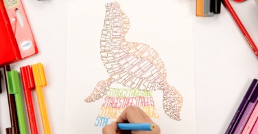 Kỹ thuật tô màu Lettering với Bút Lông Màu Connector