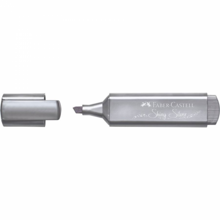 Bút Dạ Quang Textliner 46 Metallic Shiny Silver