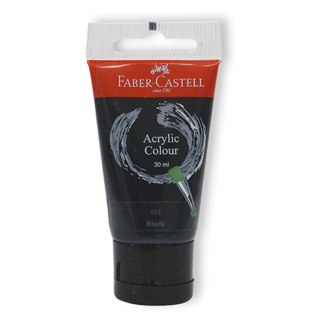 Màu Acrylic 30 ml Black (Đen)