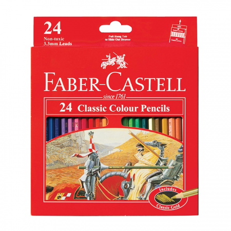 Chì Màu Khô Classic Knight, 24 Màu