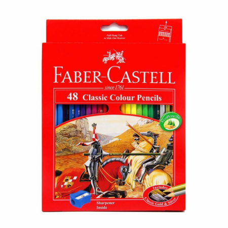 Chì Màu Khô Classic Knight, 48 Màu