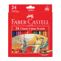 Chì Màu Khô Classic Knight, 24 Màu