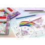 Chì Màu Khô, 12 Màu (10 Basic + 2 Pastel) - Unicorn